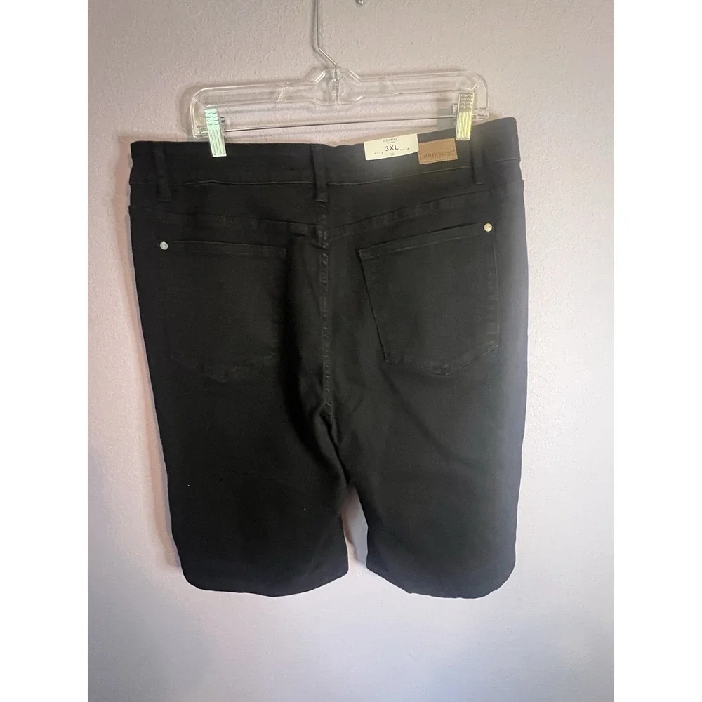 Judy Blue Bermuda Black Long Bermuda High Waist Shorts Size 3XL New with Tags